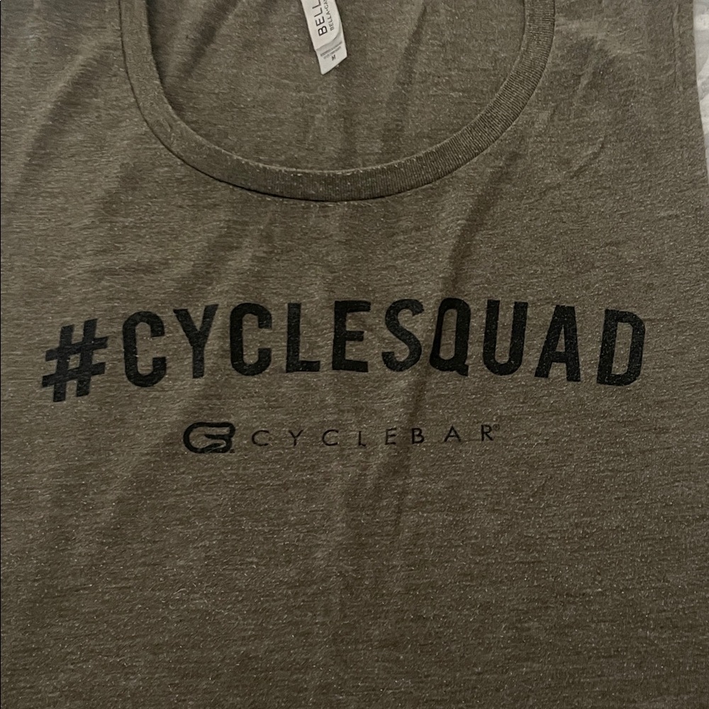 CycleBar Women's Gray Muscle Tee